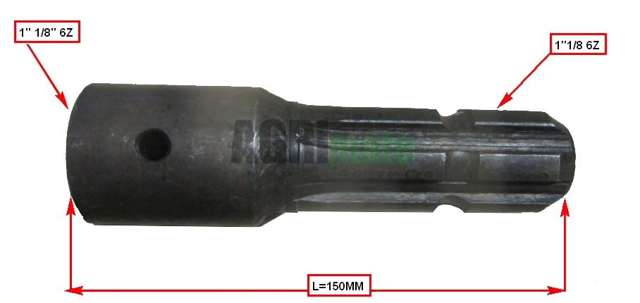 Technical drawing for P.T.O. ADAPTOR