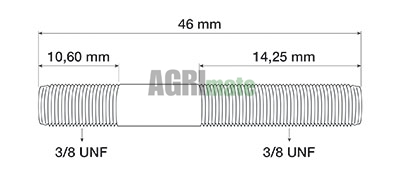 Technical drawing for STUD