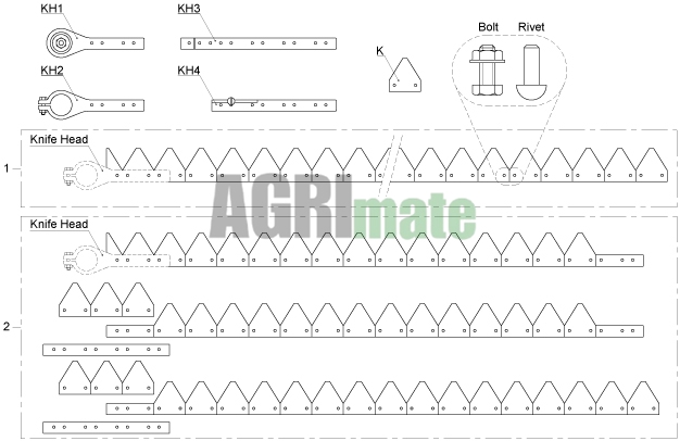 Technical drawing for KNIFE
HEADER 4.20 m – CPL