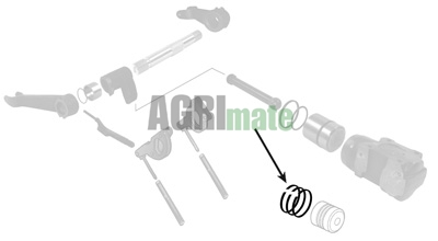 Technical drawing for LIFT PISTON RING SET