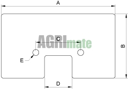 Technical drawing for RUBBER PADDLE
L 162 X 100 X 10 MM