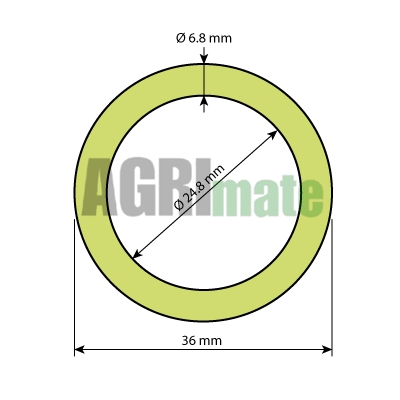 Technical drawing for SEAL
Ø 24.8 X 36 X 6.8 MM