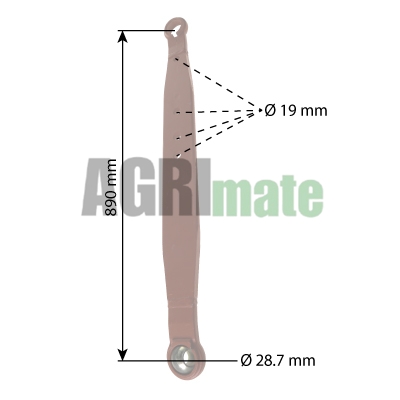 Technical drawing for LOWER LINK ARM
CAT 1/2 – LH/RIGHT