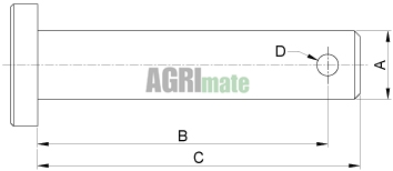 Technical drawing for LINK SINGLE PIN
CAT 2 – Ø 28.8 MM