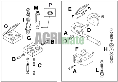 Technical drawing for SCREWS