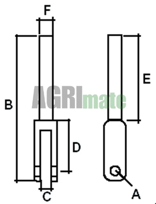 Technical drawing for LEVELLING YOKE
L 345 MM – Ø 16 MM