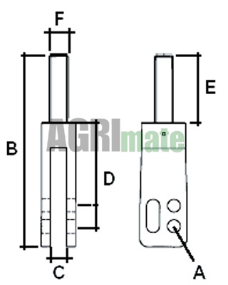 Technical drawing for LEVELLING YOKE
L 390 MM – Ø 16 MM