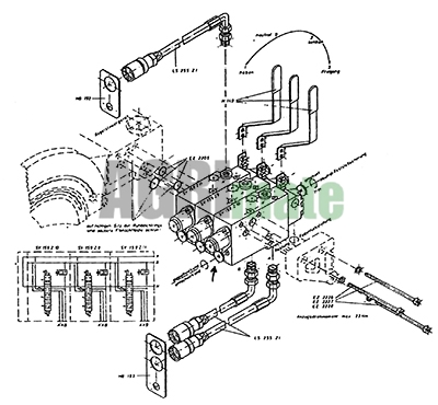 Technical drawing for BASIC VALVE
SINGLE/DOUBLE ACTING SWITCHABLE ELEMENT