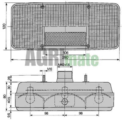 Technical drawing for REAR LIGHT
RIGHT