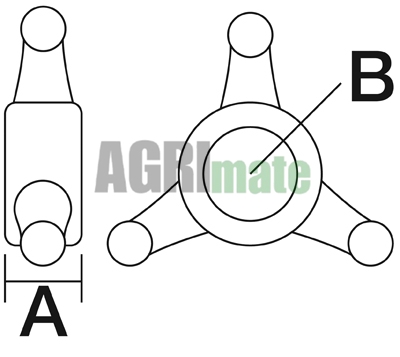 Technical drawing for LOCK NUT
M 36 X 3 RH