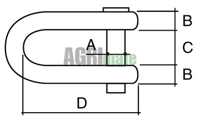 Technical drawing for SHACKLE
Ø 11 mm