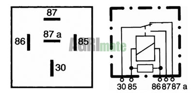 Technical drawing for RELAY
12V – 20A