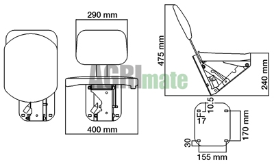 Technical drawing for SEAT