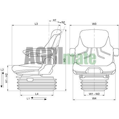 Technical drawing for COMPACTO COMFORT S – PVC
MSG 93/511