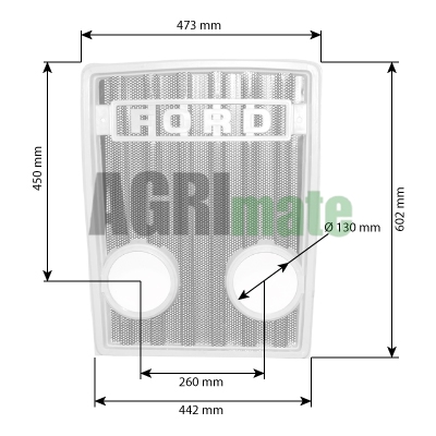 Technical drawing for GRILL