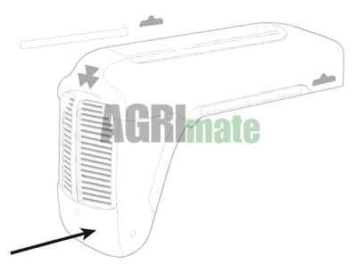 Technical drawing for LOWER GRILL
14 ”