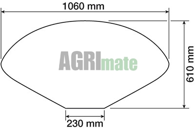 Technical drawing for FENDER
WITHOUT INTERNAL REINFORCEMENT
