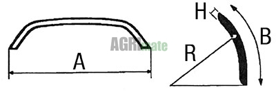 Technical drawing for FENDER
B 265 MM