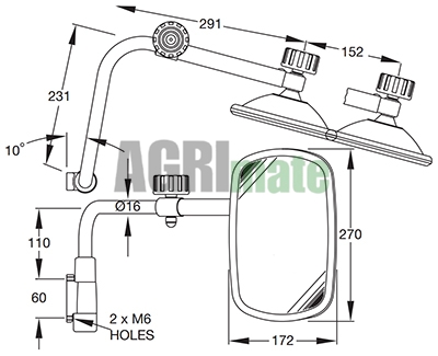 Technical drawing for MIRROR
270 x 172 mm – RIGHT