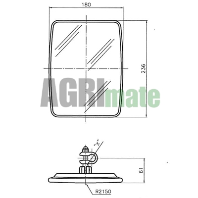 Technical drawing for MIRROR
235 x 141 mm