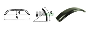 Technical drawing for FENDER DUNLOFLEX
185 x 700 x 440 MM