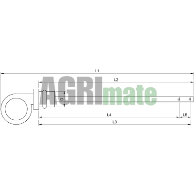 Technical drawing for OIL DIPSTICK
L 160 MM