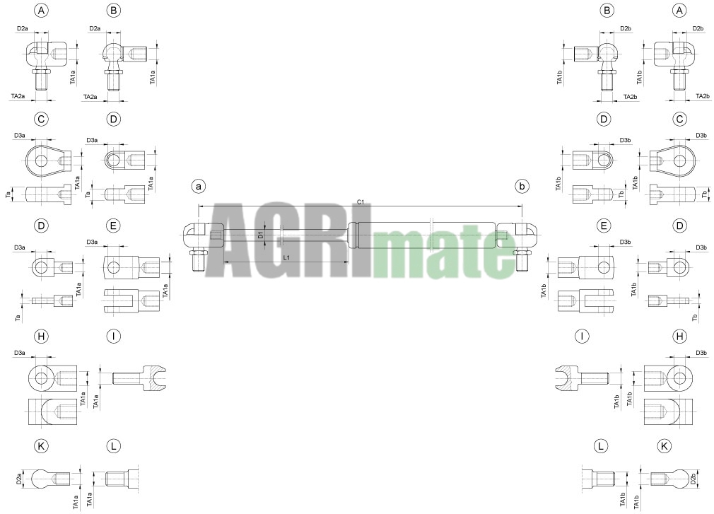 Technical drawing for GASSPRING