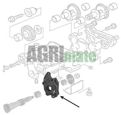Technical drawing for OIL PUMP