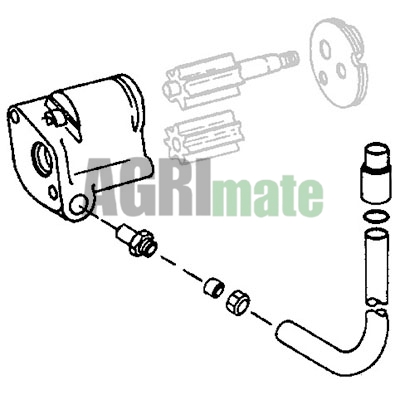 Technical drawing for OIL PUMP