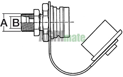 Technical drawing for HYDRAULIC COUPLING