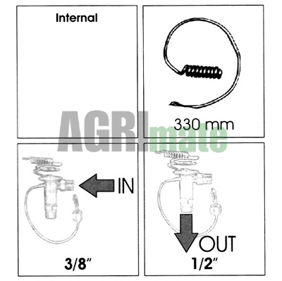 Technical drawing for AIRCONDITIONING EXPANSION VALVE
TUBE WITH OPENINGS 13”