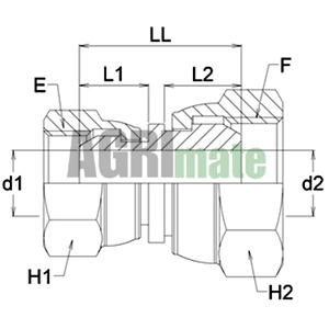Technical drawing for ADAPTOR
FS1/2BSP-FS1/2BSP