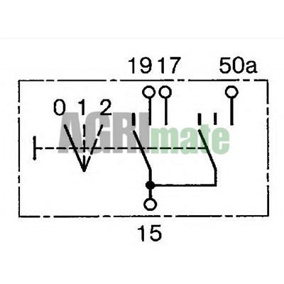 Technical drawing for START SWITCH