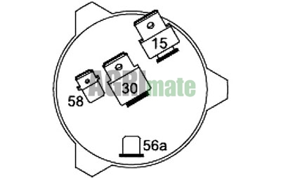 Technical drawing for LIGHT & IGNITION SWITCH
4 POSITIONS