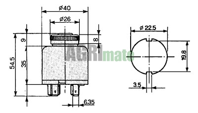 Technical drawing for IGNITION SWITCH
3 POSITIONS