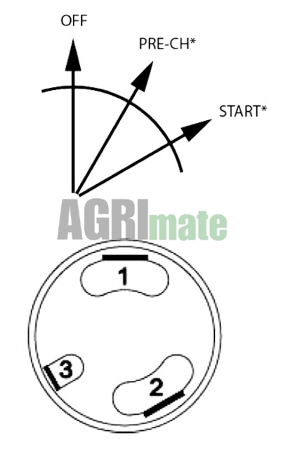 Technical drawing for IGNITION SWITCH