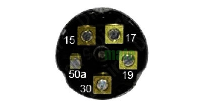 Technical drawing for IGNITION SWITCH