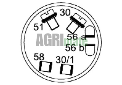 Technical drawing for IGNITION SWITCH