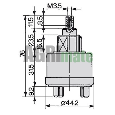 Technical drawing for PTO SWITCH