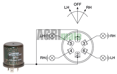Technical drawing for INDICATOR SWITCH