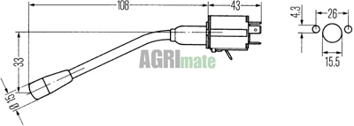 Technical drawing for STEERING COLUMN SWITCH
HORN-LIGHTING