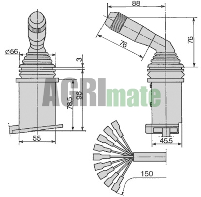 Technical drawing for STEERING COLUMN SWITCH
HORN-LIGHTING