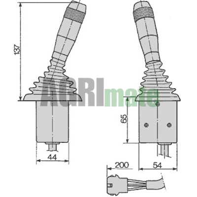 Technical drawing for STEERING COLUMN SWITCH
WIPER – WINDSHIELD WASHER