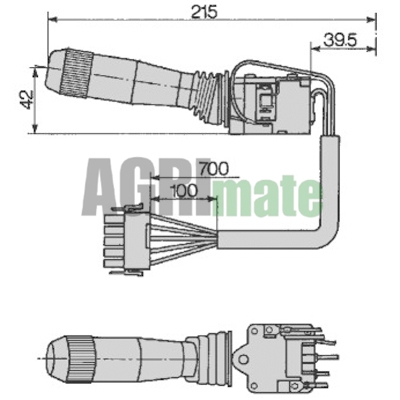 Technical drawing for STEERING COLUMN SWITCH
HORN-LIGHTING