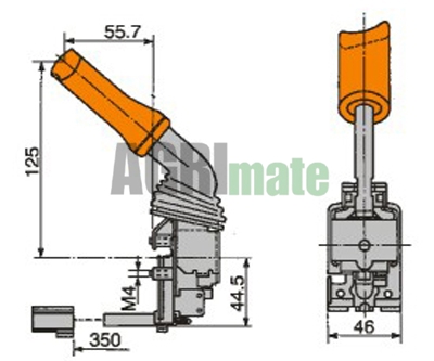 Technical drawing for COMBINED SWITCH