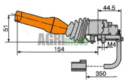 Technical drawing for COMBINED SWITCH