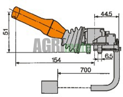 Technical drawing for COMBINED SWITCH