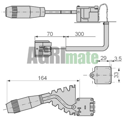 Technical drawing for STEERING COLUMN SWITCH
HORN-LIGHTING