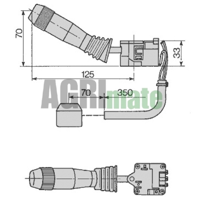 Technical drawing for STEERING COLUMN SWITCH
HORN-LIGHTING