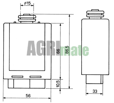 Technical drawing for FLASHER UNIT
12V – 21W